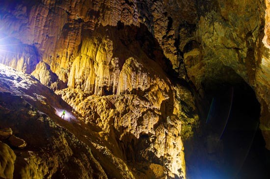 Son Doong Cave is located in Phong Nha-Ke Bang National Park, Quang Binh province (Photo: Ryan Debooodt) Son Doong Cave is located in Phong Nha-Ke Bang National Park, Quang Binh province (Photo: Ryan Debooodt)